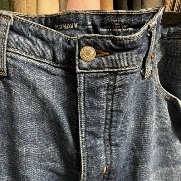 Womans Blue Distressed Jeans - Picture 4 of 11